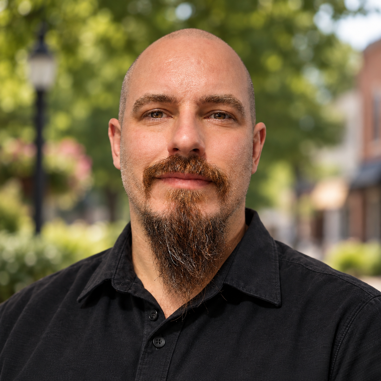 Bradley Weston, candidate for mayor of Lumby, photographed outdoors